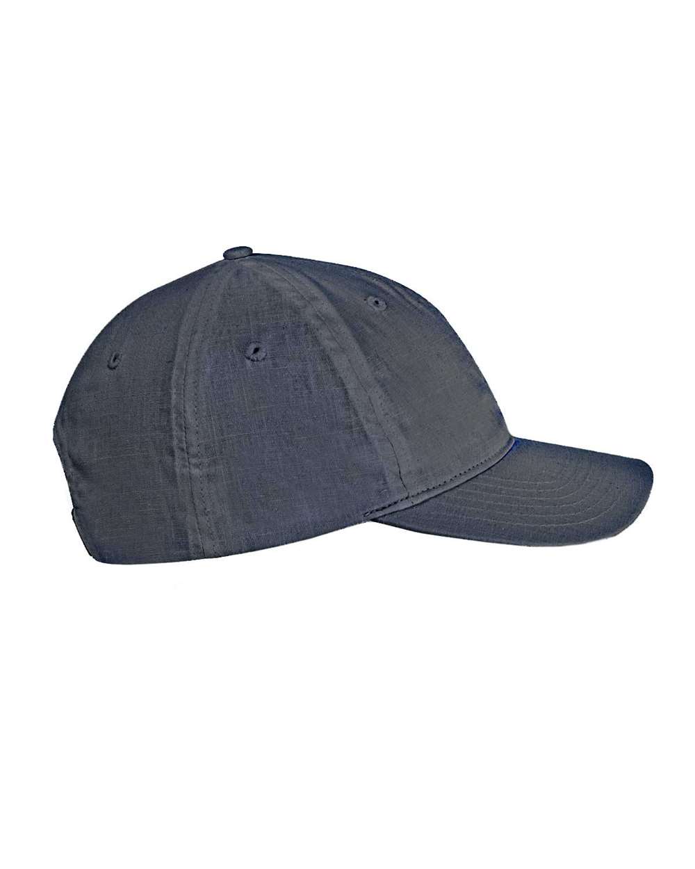 Left View of Graphite Hemp Hero Cap - EC7101 plain