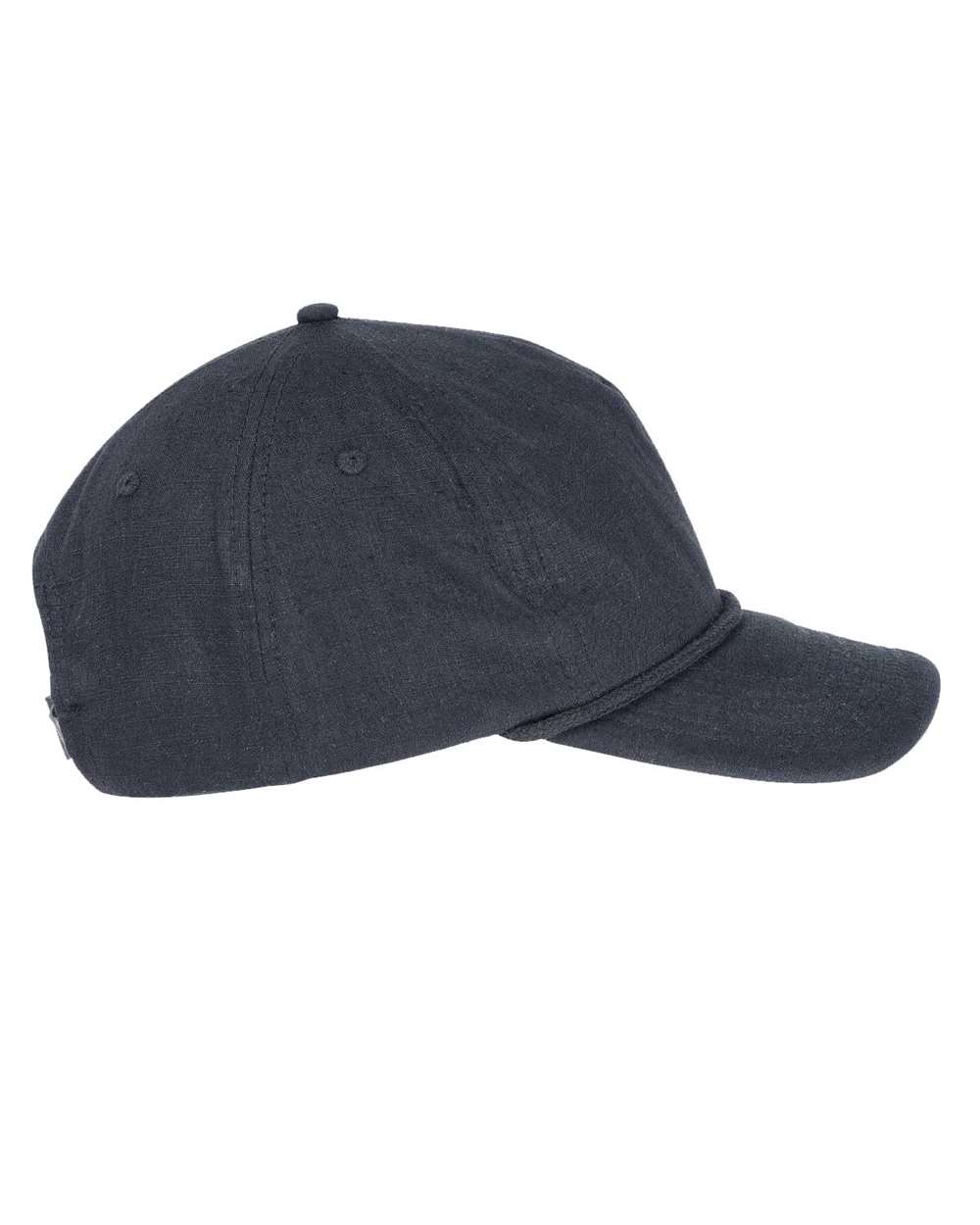 Left View of Graphite Hemp Hero Cap - EC7103