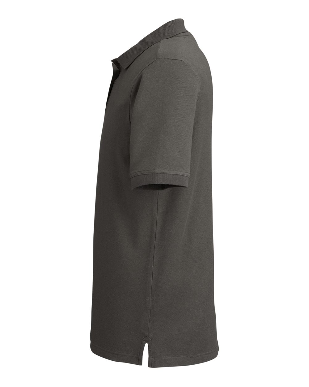 Left View of Graphite Men&#39;s New Classics® Performance Polo - DG100