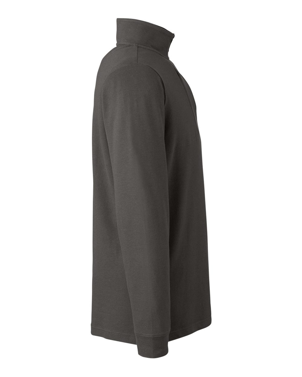 Left View of Graphite Men&#39;s New Classics® Performance Quarter-Zip Pullover - DG400