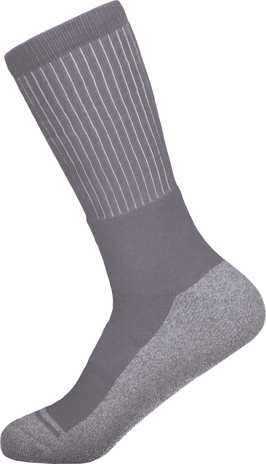 Left View of GRAPHITE TONAL CREW SOCK
