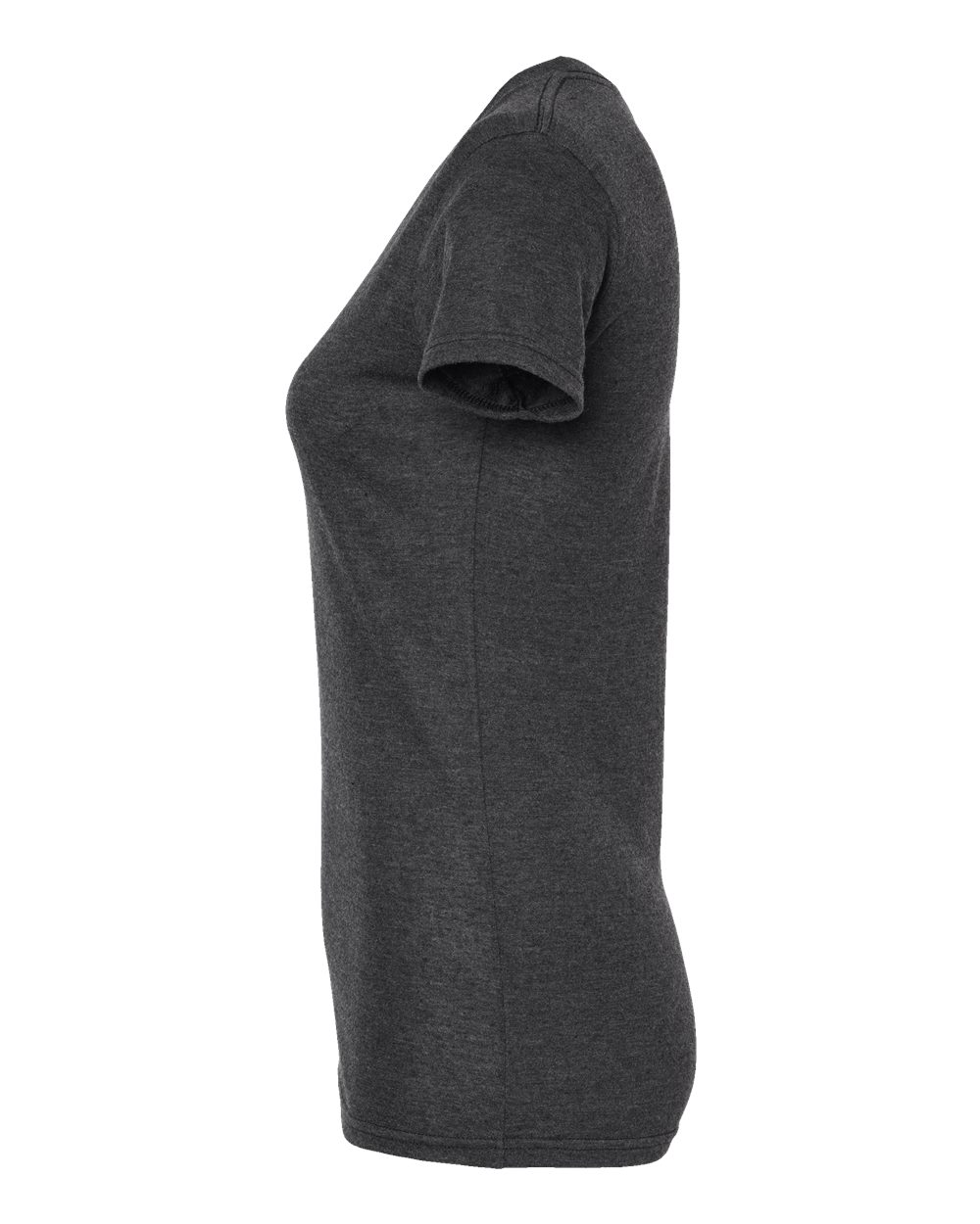 Left View of Graphite Tri Blend Women&#39;s Tri-Blend T-Shirt - 253