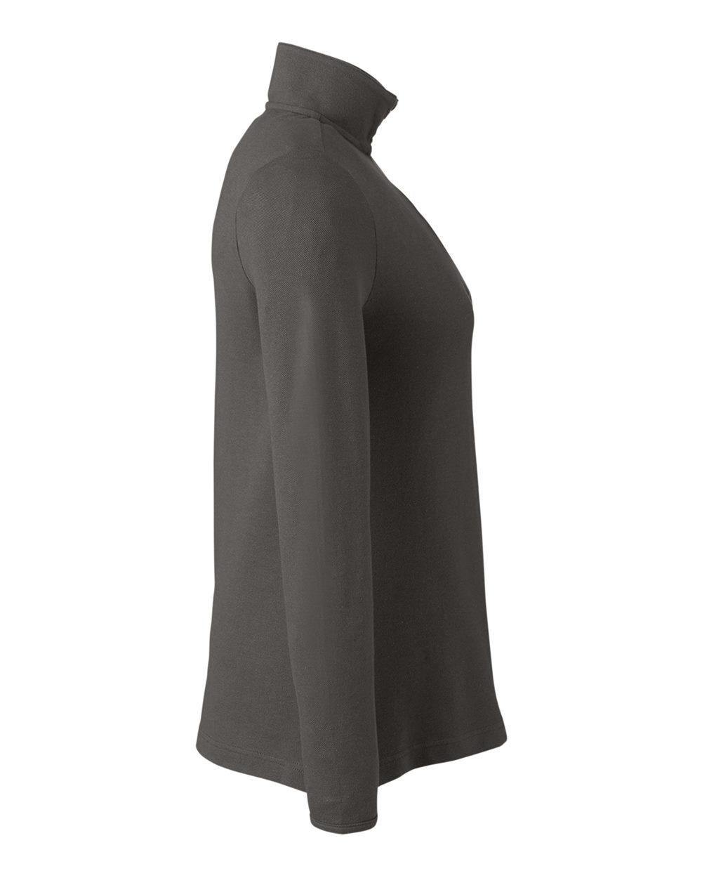Left View of Graphite Women&#39;s New Classics® Performance Quarter-Zip Pullover - DG400W