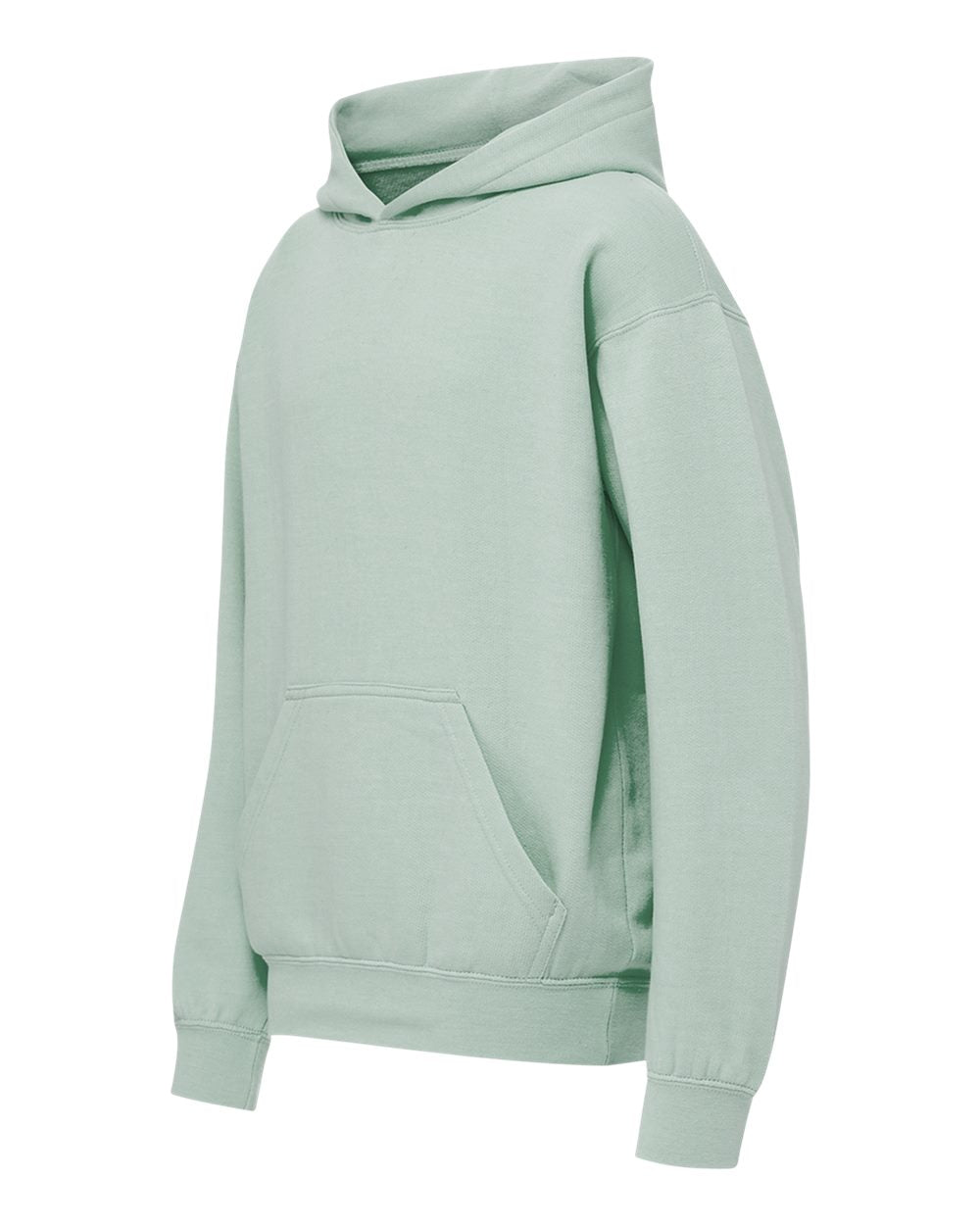 Left View of Greenstone Youth Buddy Hooded Sweatshirt - 23153Y plain
