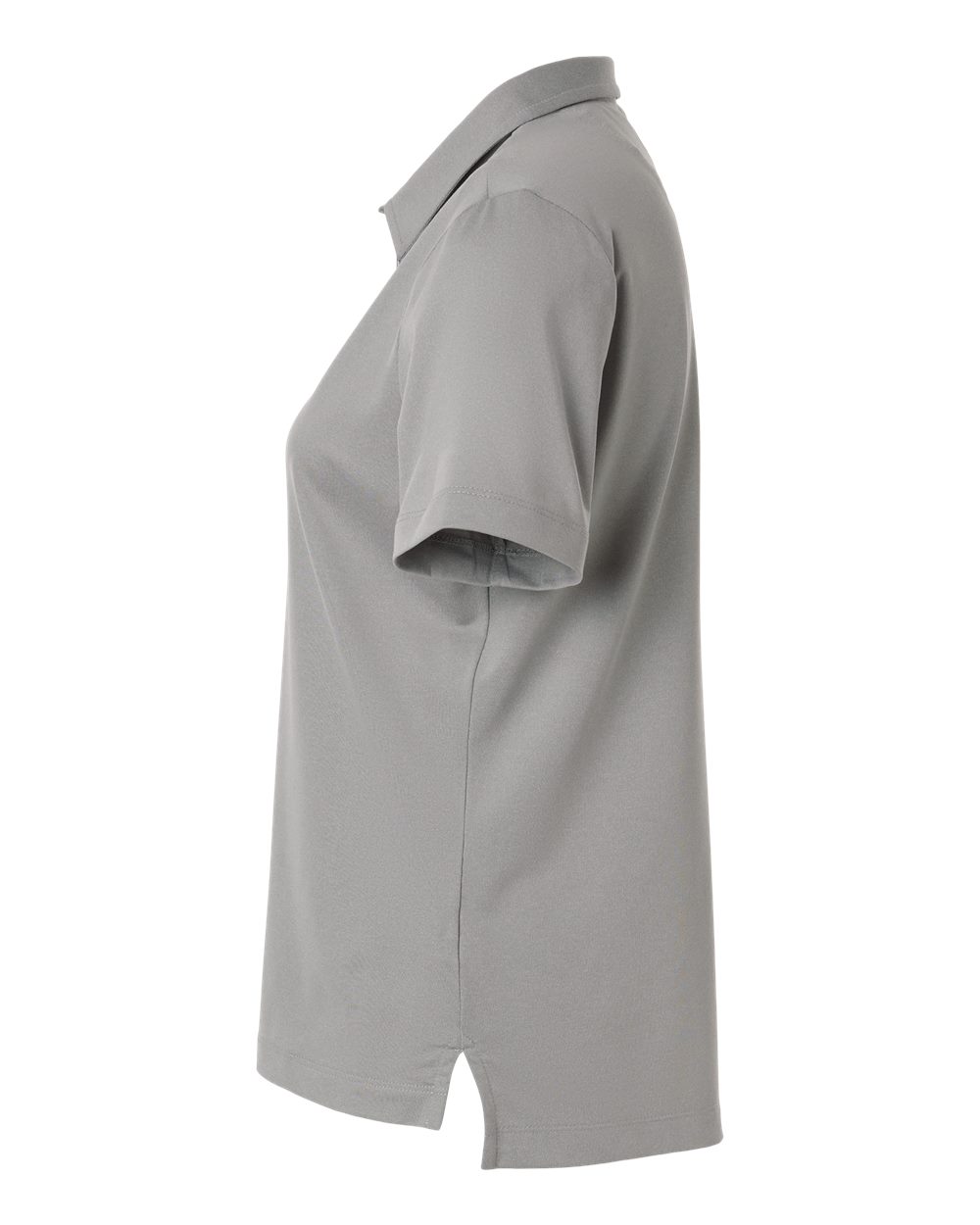 Left View of Grey Heather Women's Ella Polo - SW2001L plain