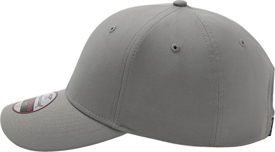 Left View of Grey The Independent Cap - 7054N