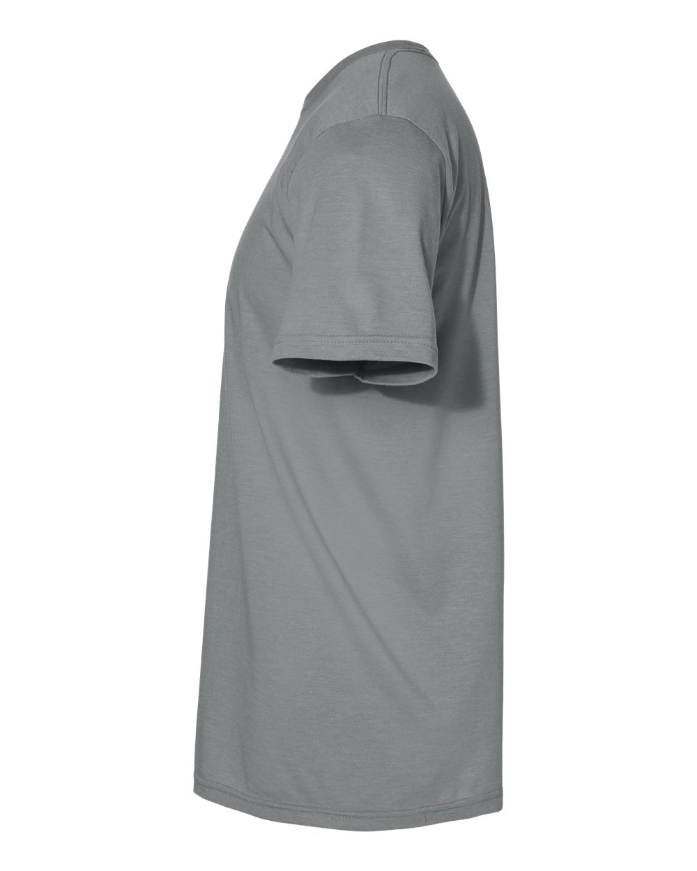 Left View of Gunmetal Softstyle® CVC T-Shirt - 64000CVC