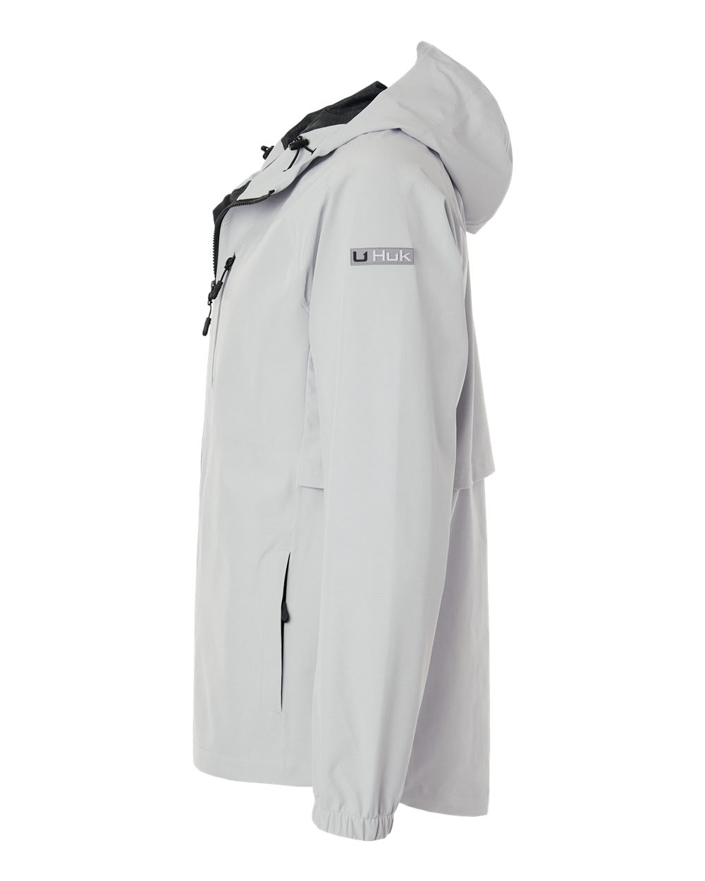 Rear View of Harbor Mist Rover Rain Jacket - H400148