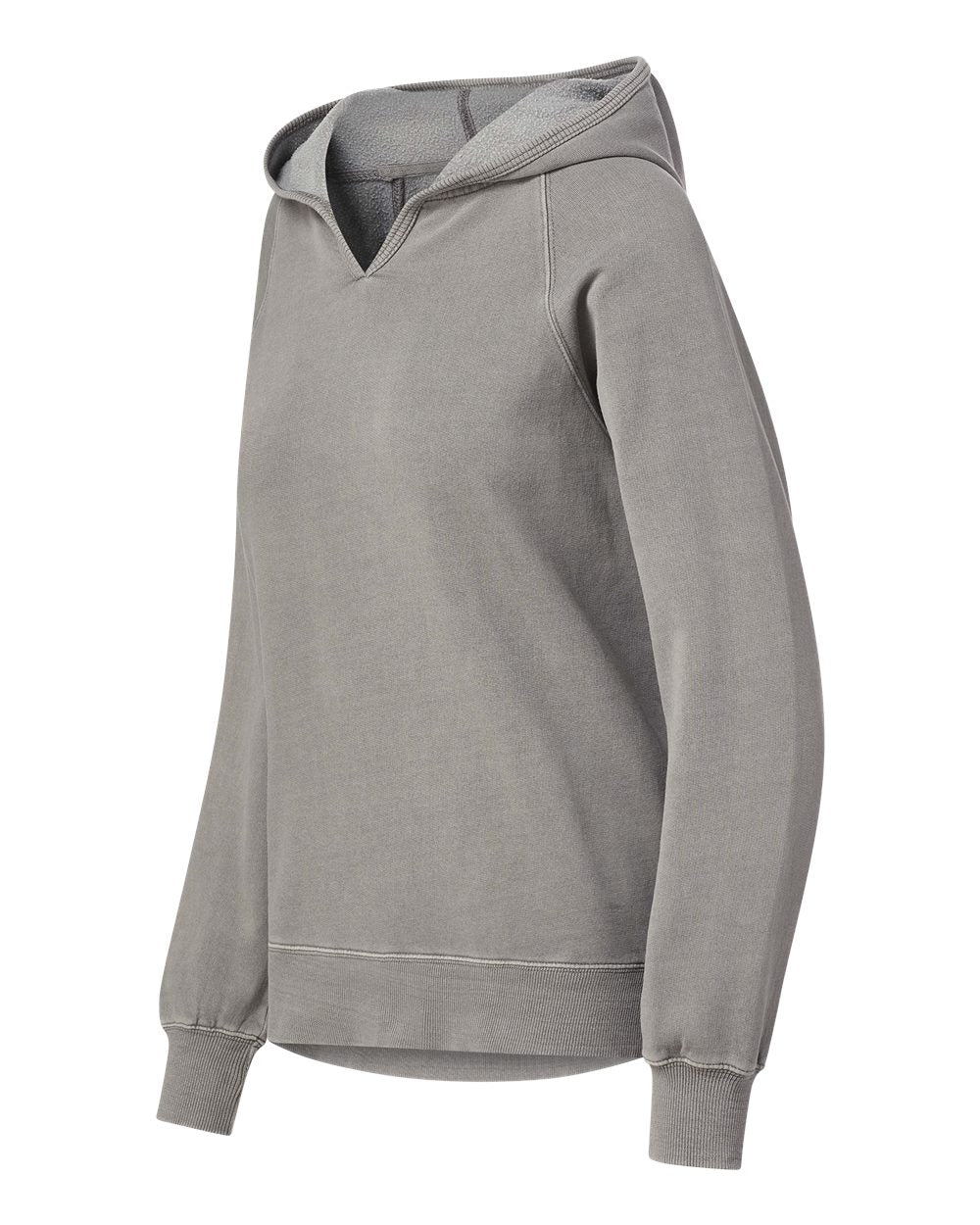 Left View of Hazy Days Women's Coastal Color™ Hooded Sweatshirt - W24707 plain