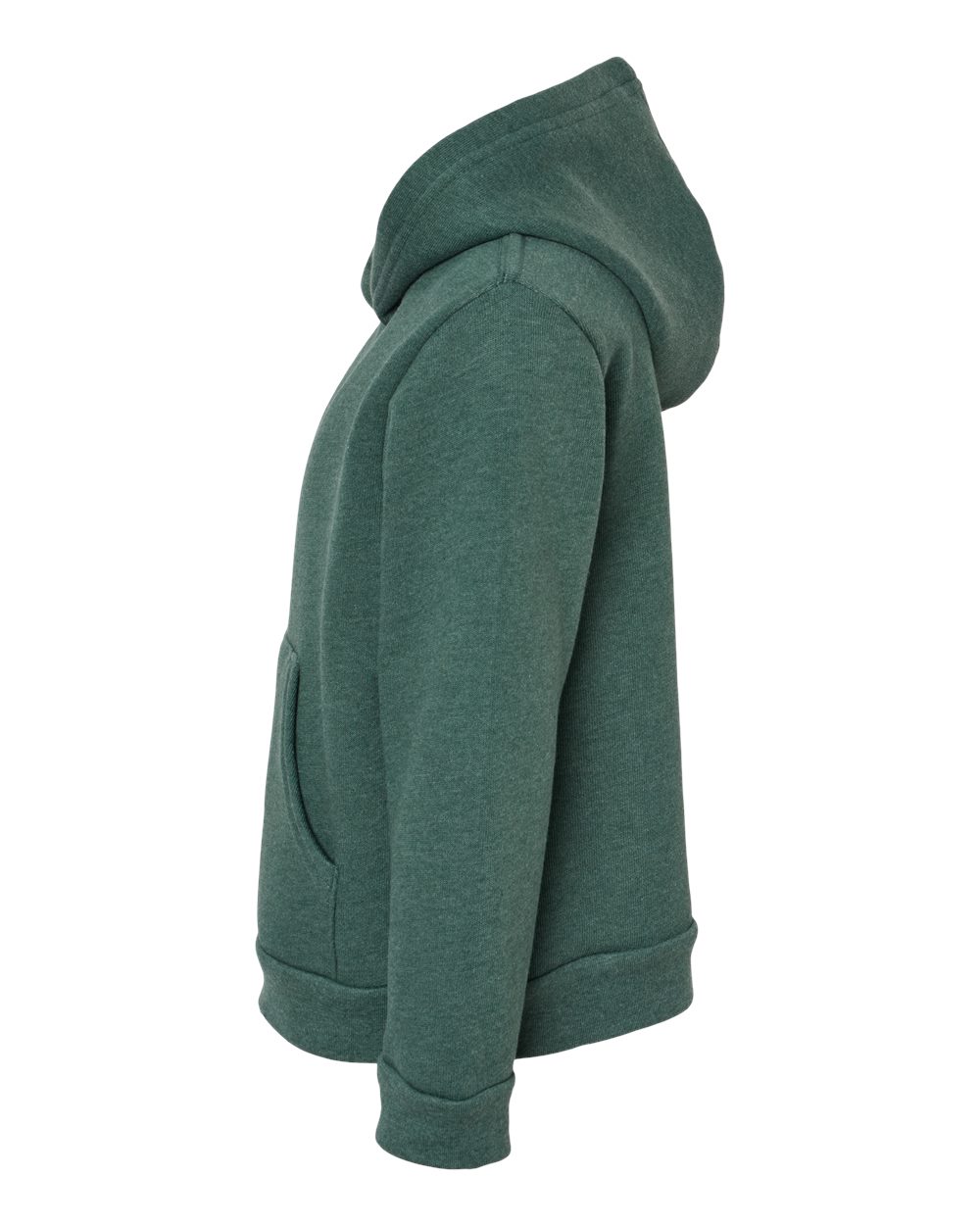 Left View of Heather Forest Toddler Sponge Fleece Pullover Hoodie - 3719T