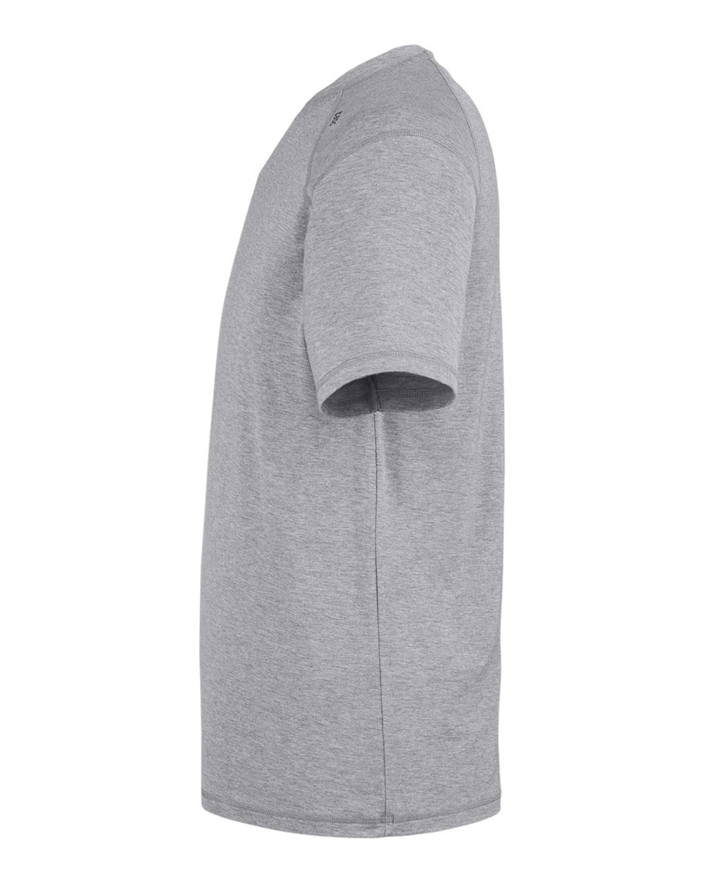 Rear View of Heather Grey Carrollton Fitness T-Shirt - TM110AB