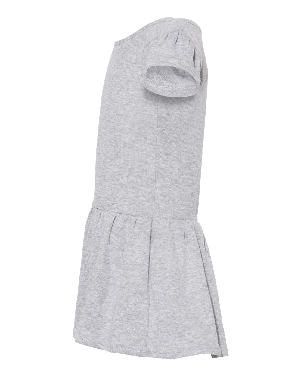 Left View of Heather Infant Baby Rib Dress - 5320