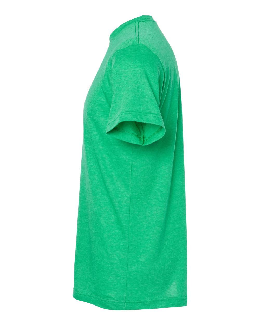 Left View of Heather Kelly Poly-Rich T-Shirt - 241