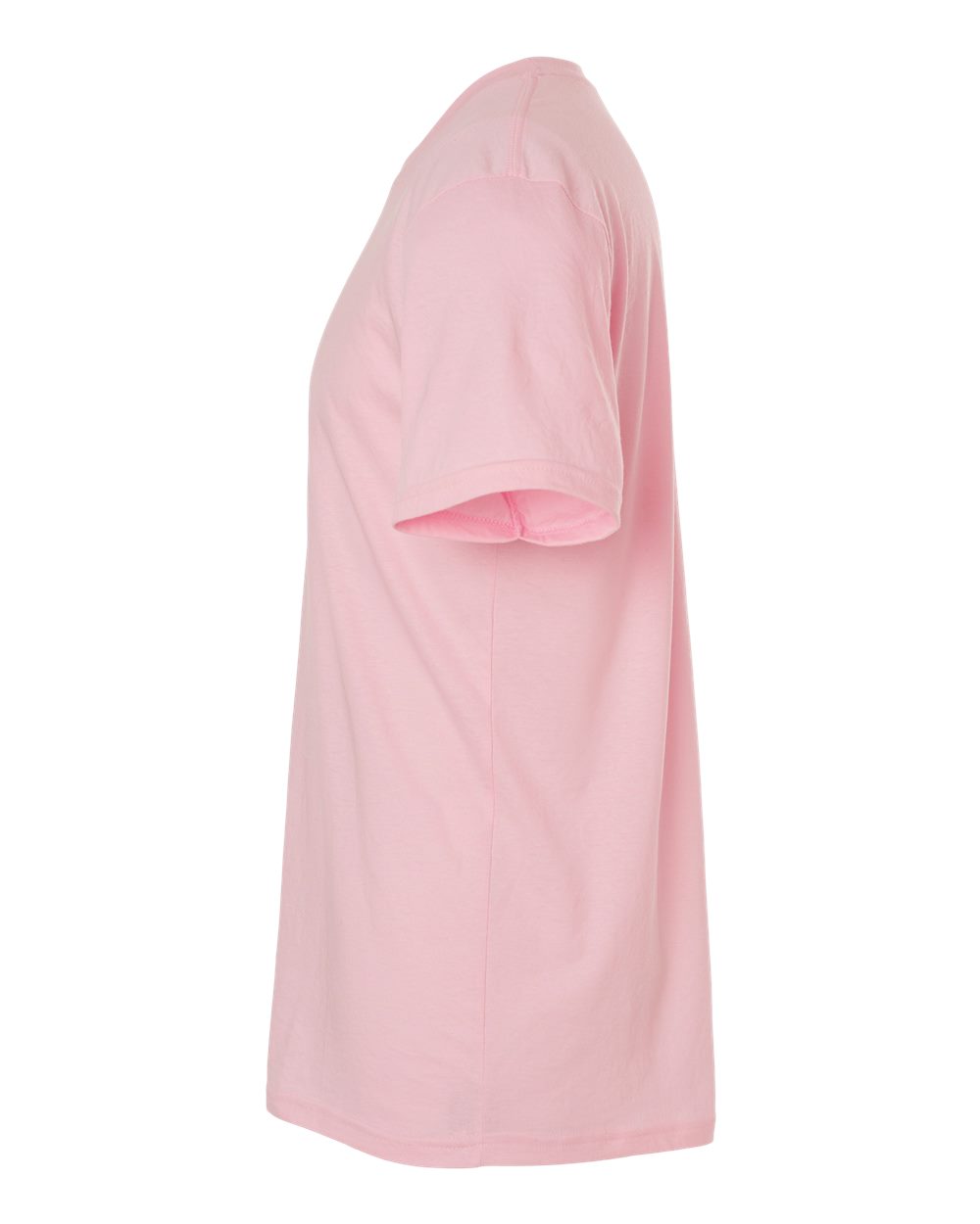 Left View of Heather Pink CVC Tee - 2001CVC