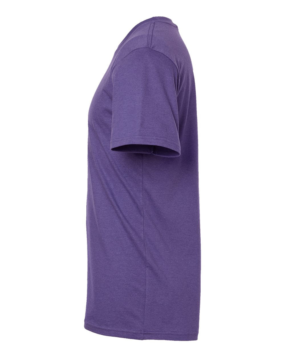 Left View of Heather Purple CVC Tee - 2001CVC