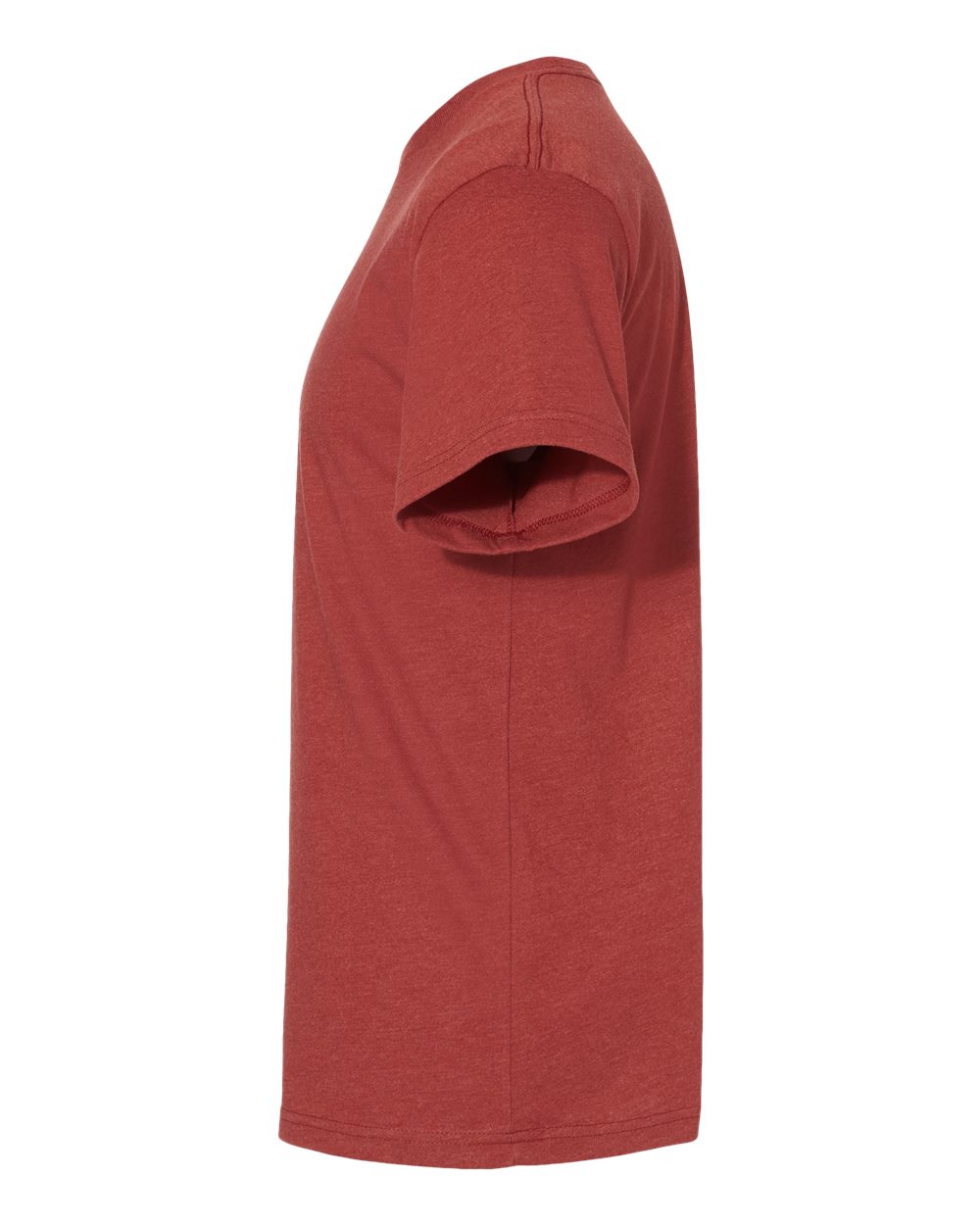Left View of Heather Teja Eco Heavyweight T-Shirt - 4600