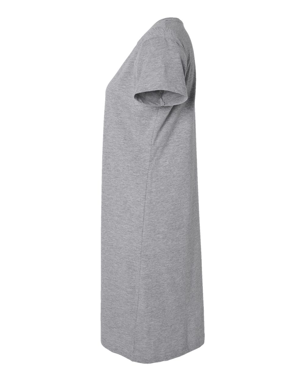 Left View of Heather Women&#39;s Fine Jersey V-Neck Coverup - 3522