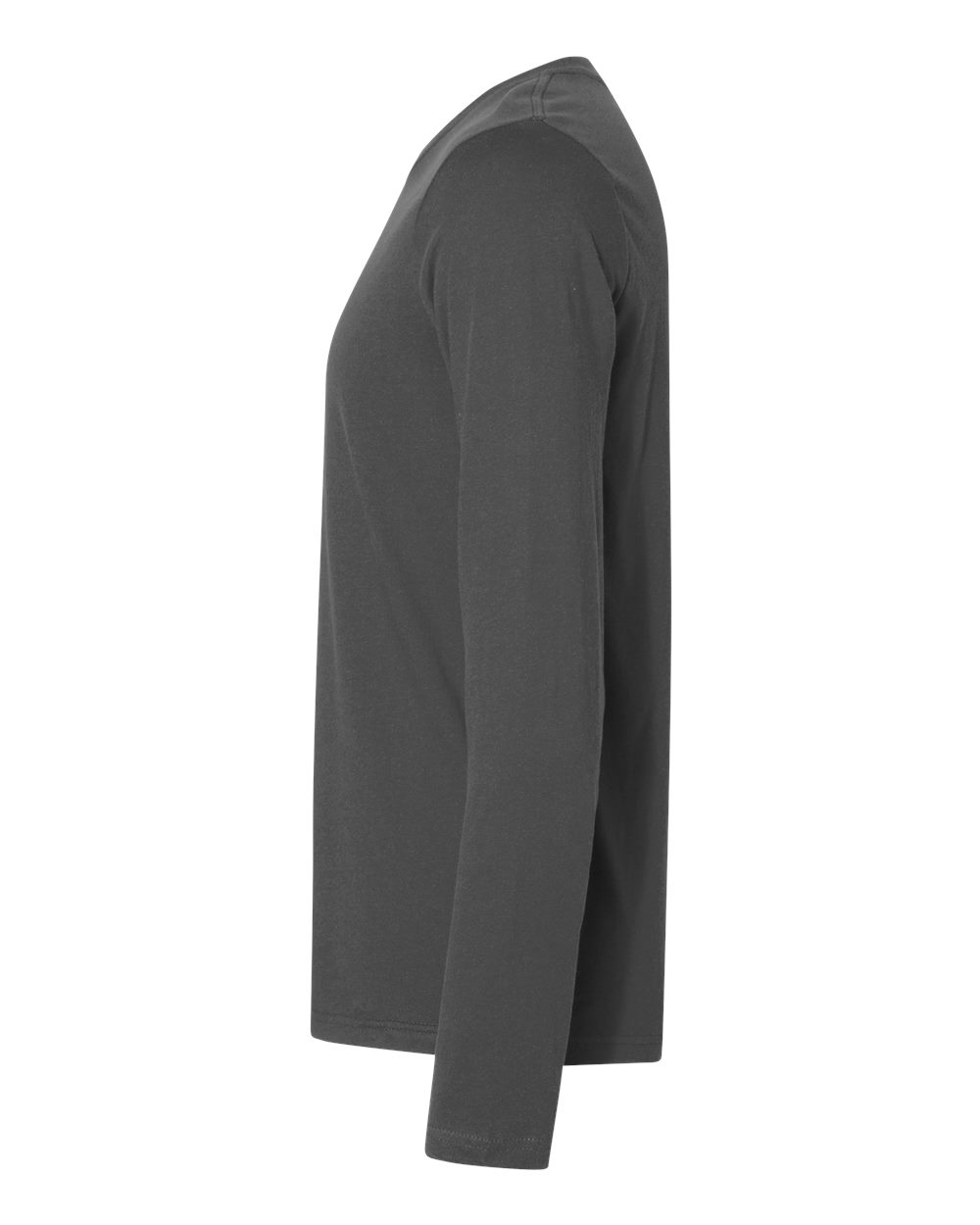 Left View of Heavy Metal Cotton Long Sleeve T-Shirt - 3601