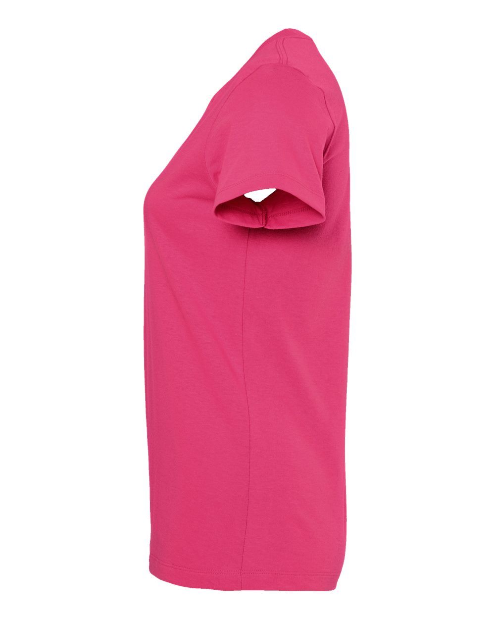 Left View of Heliconia Women&#39;s Gold Soft Touch T-Shirt - 4810