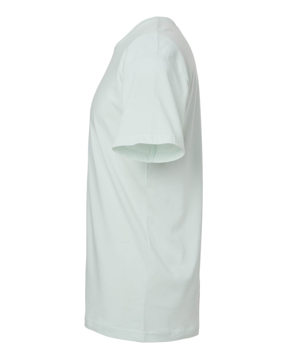 Left View of Honeydew Fine Jersey Tee - 6901