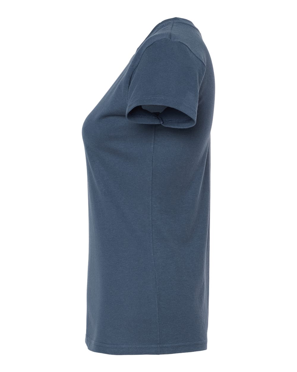 Left View of Indigo Women&#39;s Fine Jersey Slim Fit T-Shirt - 213
