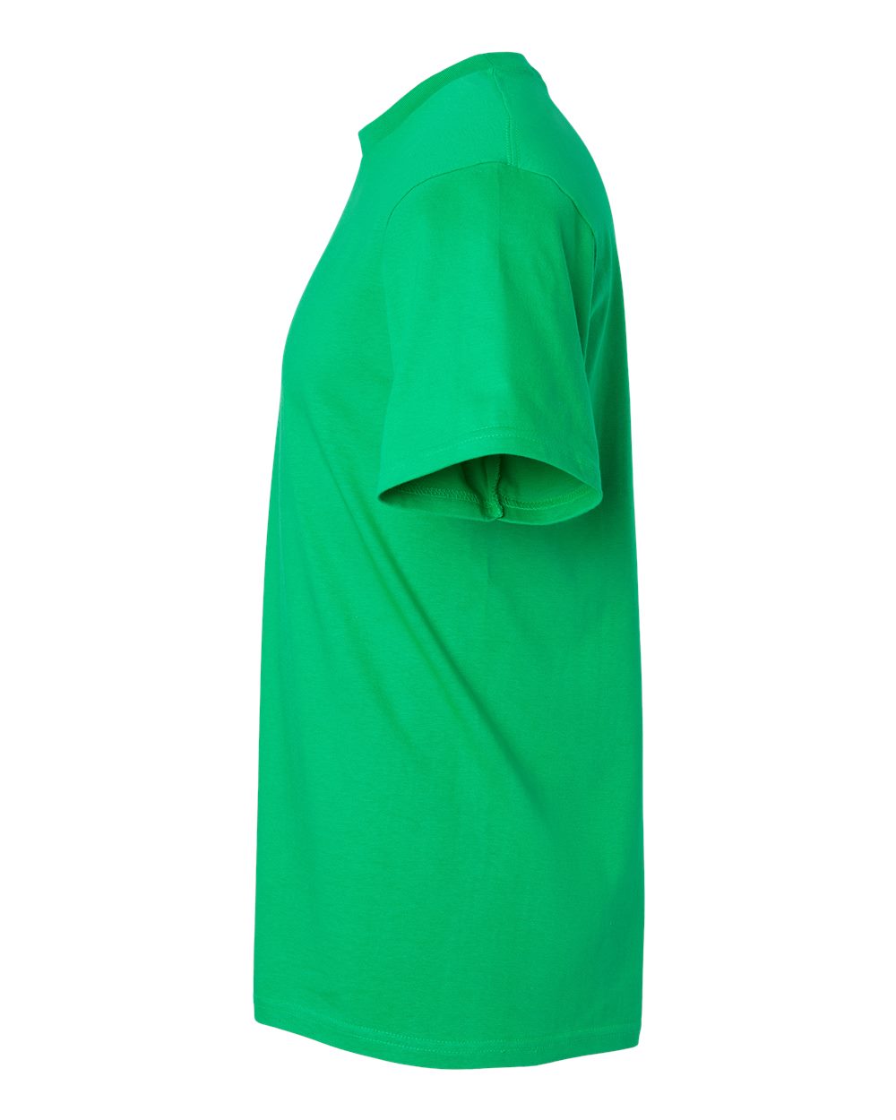 Left View of Irish Green Softstyle® Midweight T-Shirt - 65000