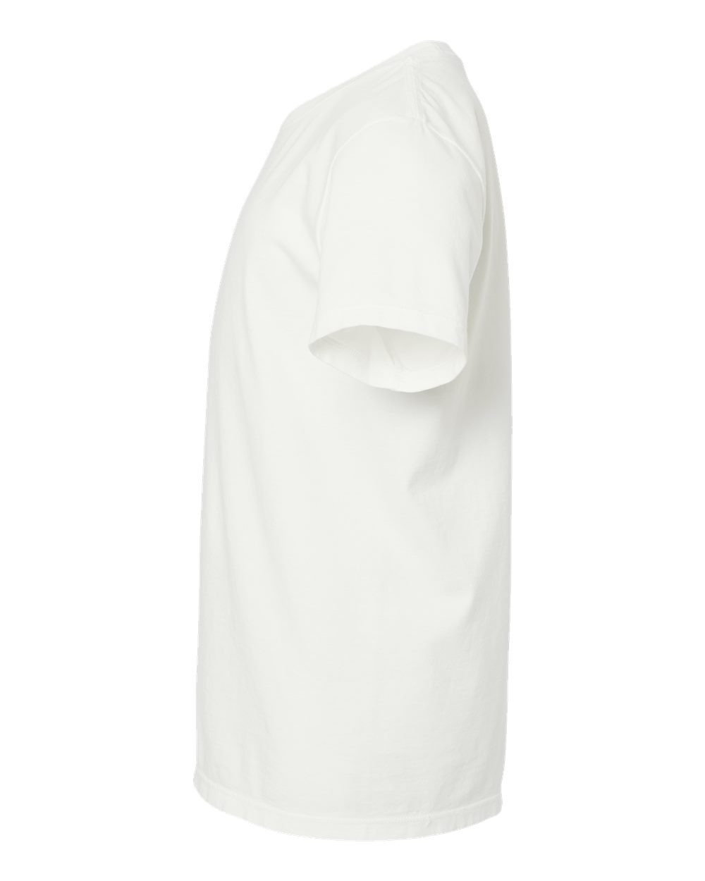 Left View of Ivory Youth Organic T-Shirt - 402