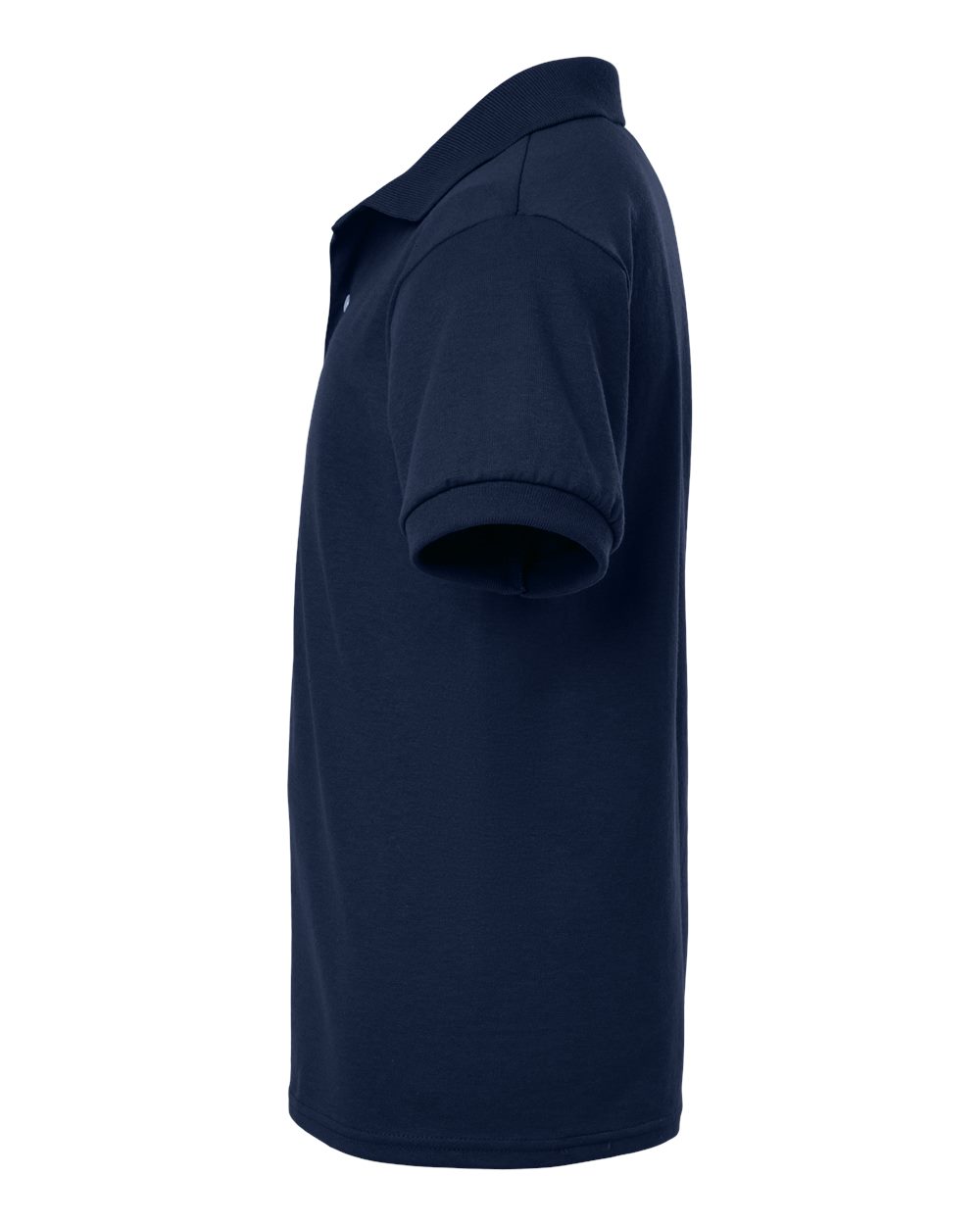 Left View of J. Navy Youth Dri-Power® Polo - 437K