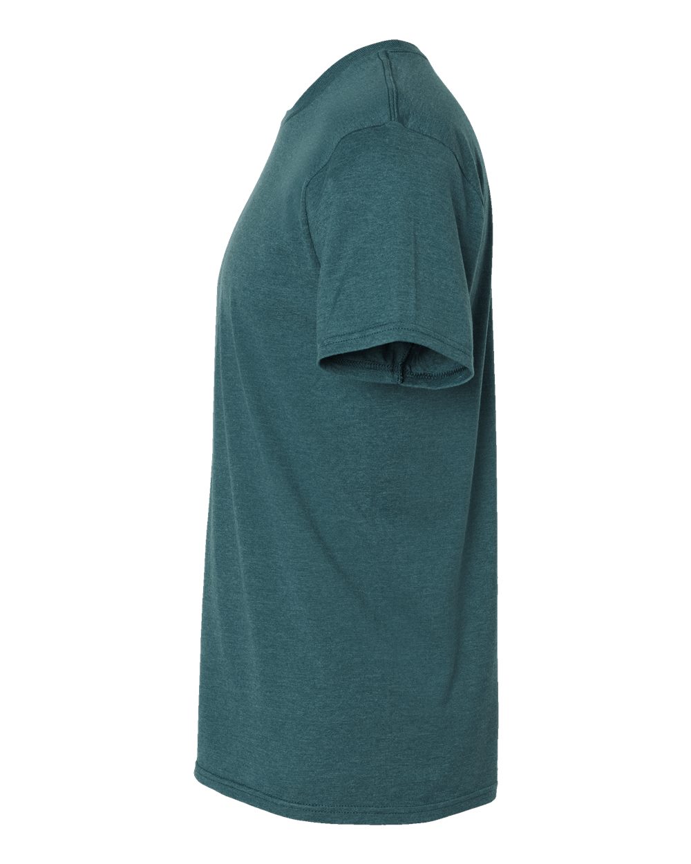 Left View of Jade Pine Heather Perfect-T T-Shirt - 4980