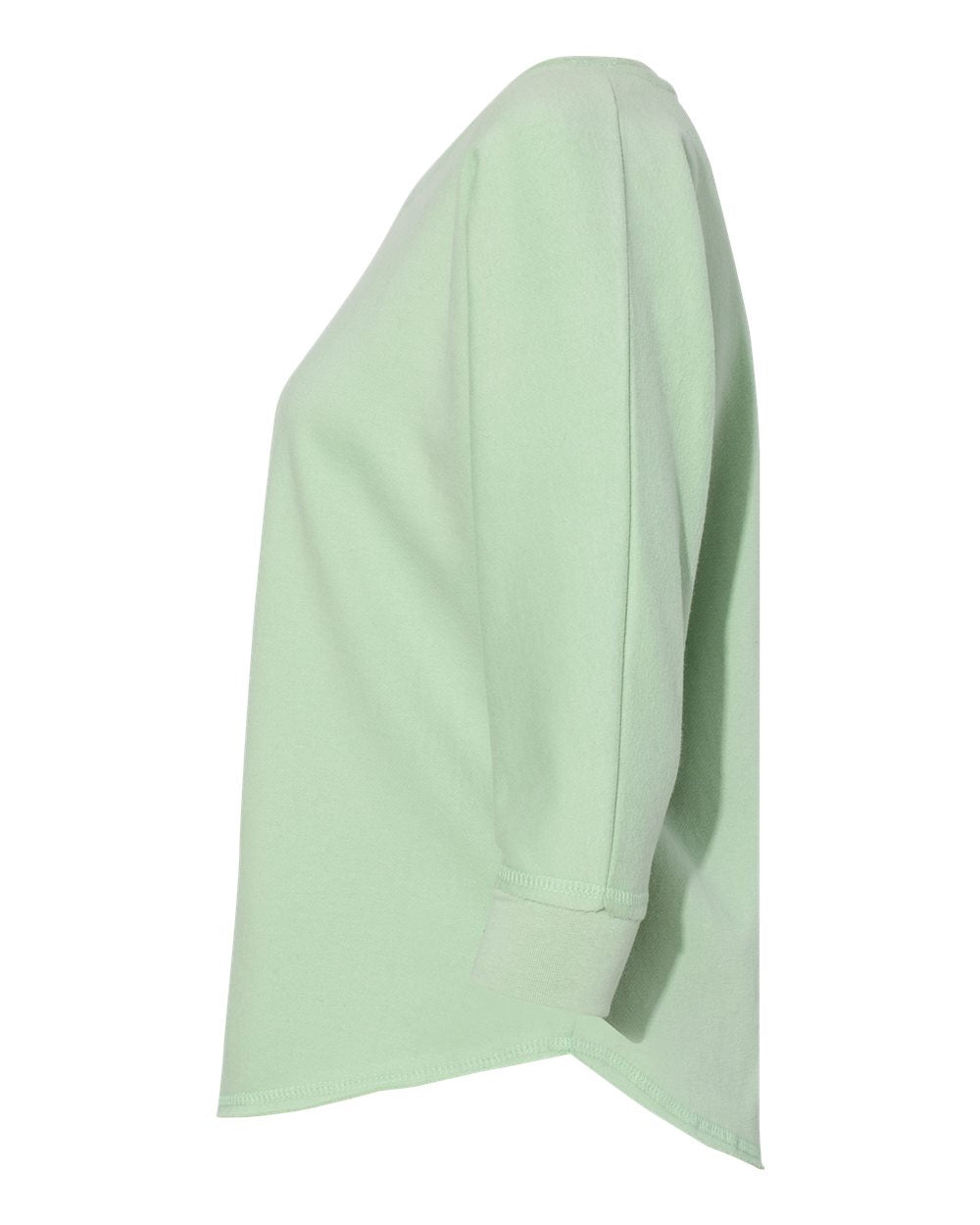 Left View of Julep Women&#39;s Lounge Fleece Dolman Crewneck Sweatshirt - 8685