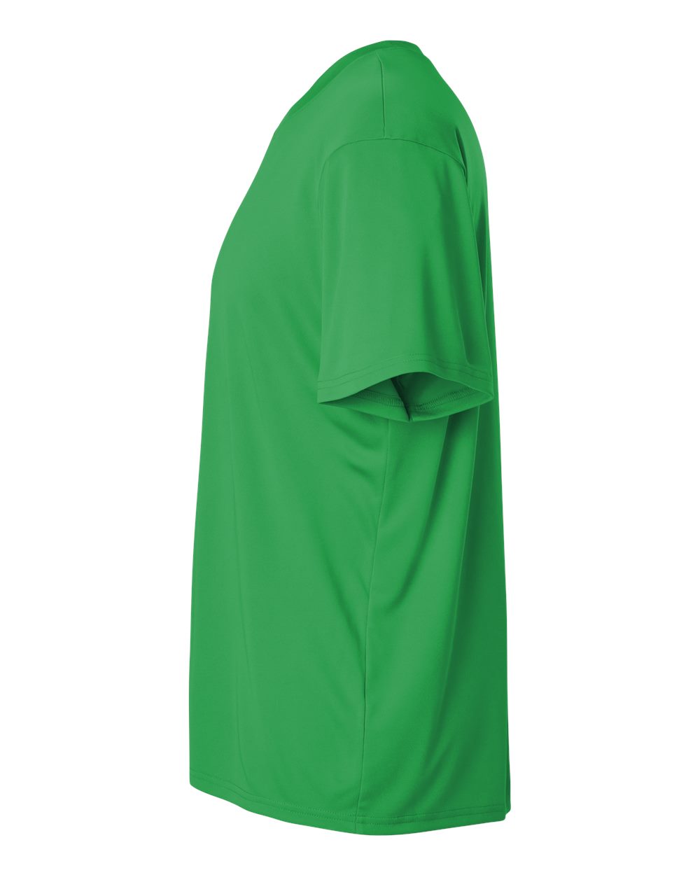 Left View of Kelly Green Pro-Lock Performance T-Shirt - 48000