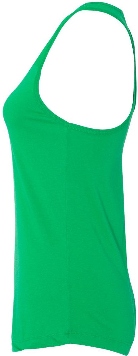 Front View of Kelly Green Women's Ideal Racerback Tank - 1533