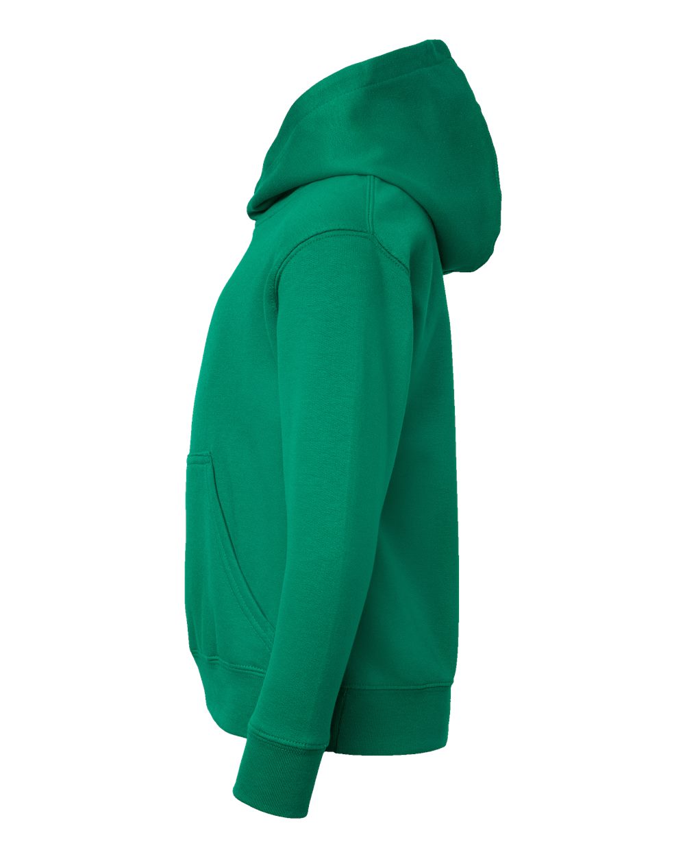 Left View of Kelly Youth Fleece Hoodie - 2296