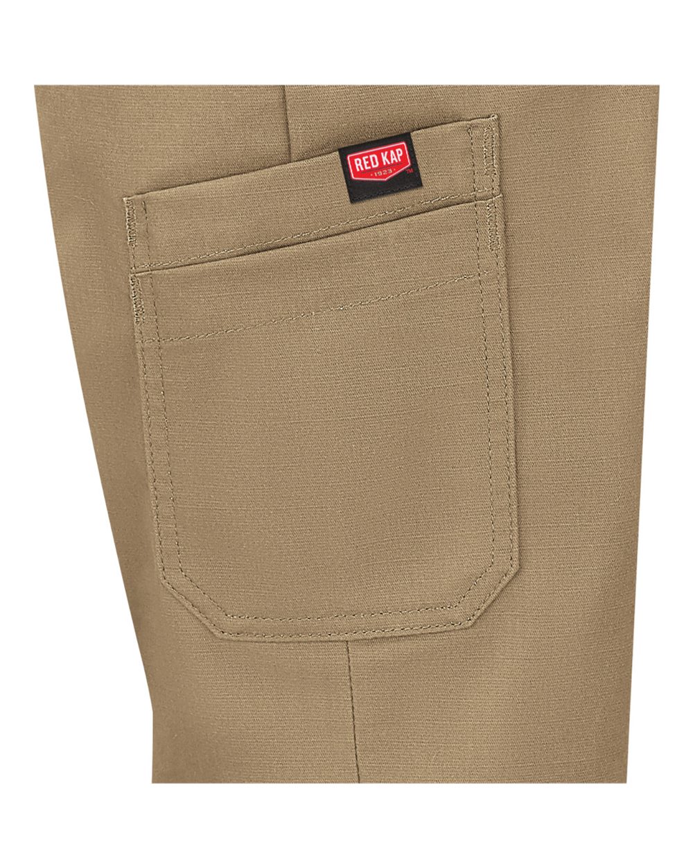 Left View of Khaki - 24I Women&#39;s Lightweight Crew Pants - Extended Sizes - PT3LEXT