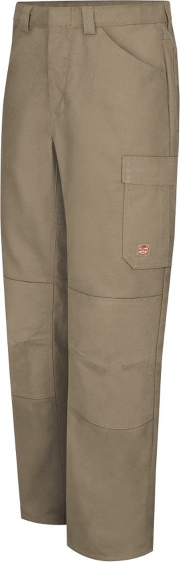 Left View of Khaki - 32I Shop Pants - PT2A