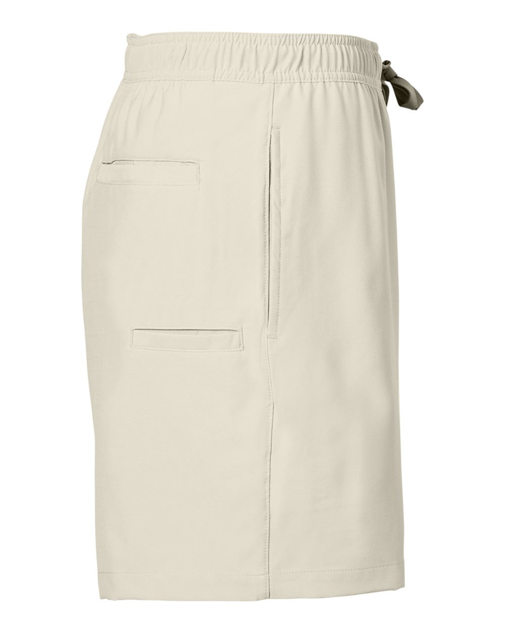 Rear View of Khaki Pursuit Volley Shorts - H200184