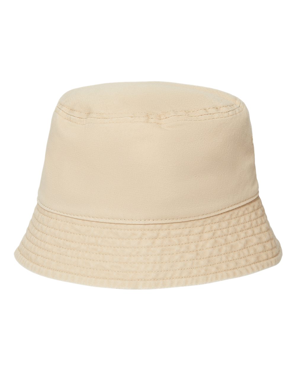 Left View of Khaki Sustainable Bucket Hat - POWELL