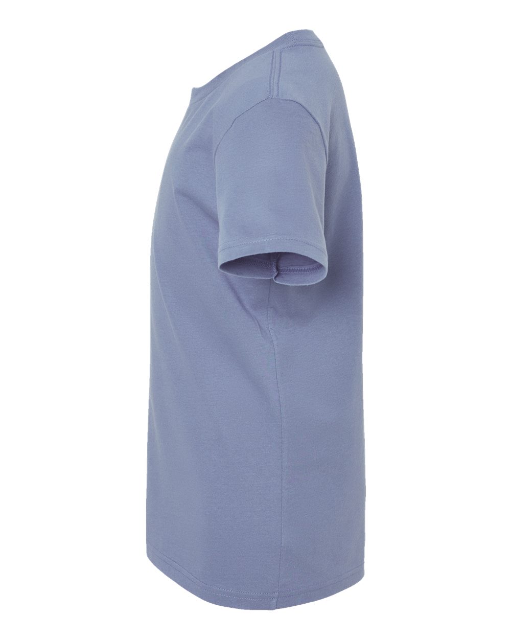 Left View of Lavender Blue Youth Jersey Tee - 3001Y