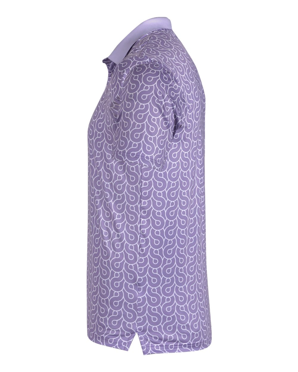Left View of Lavender Frost Men's Ryder Polo - P10205