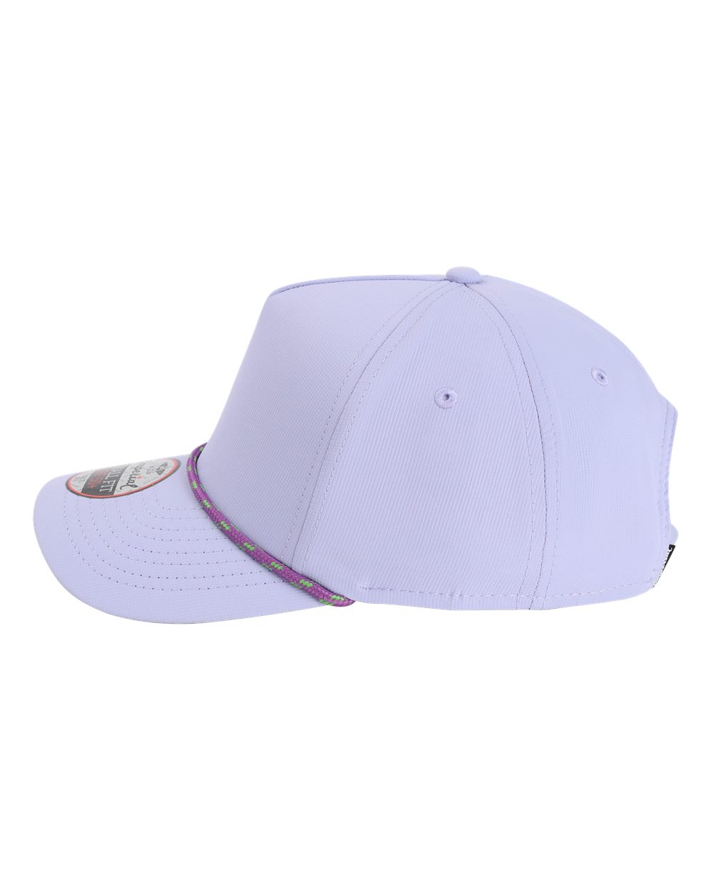 Left View of Lavender The Corral Women's Cap - L5059