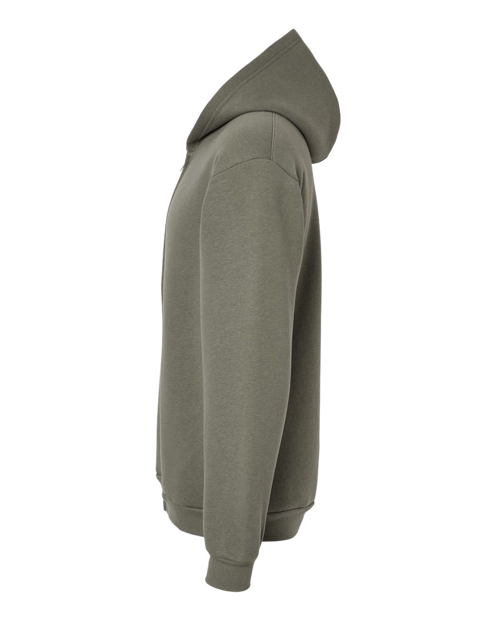 Left View of Lieutenant ReFlex Fleece Full-Zip Hoodie - RF497