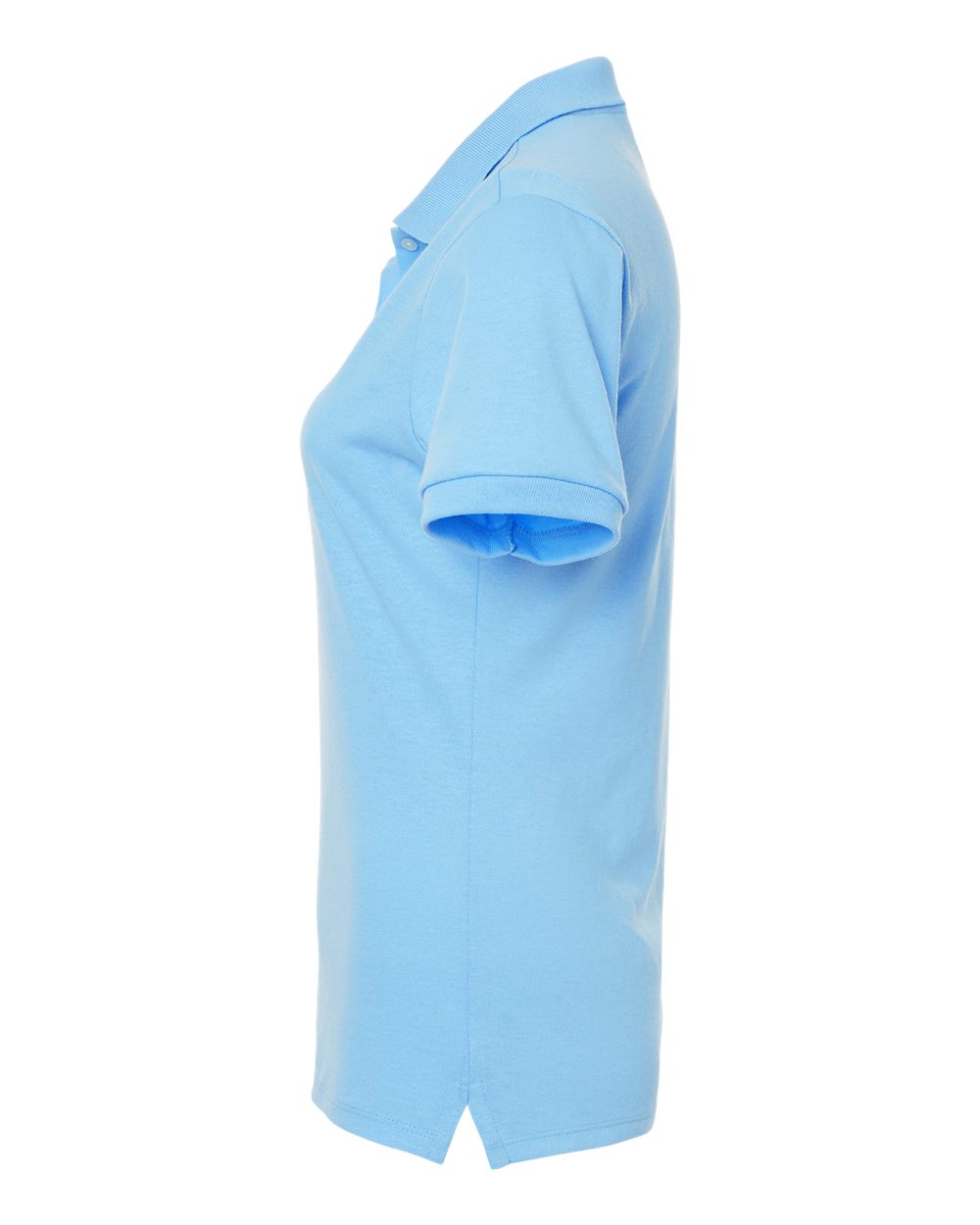 Left View of Light Blue Women&#39;s Dri-Power® Polo - 437F
