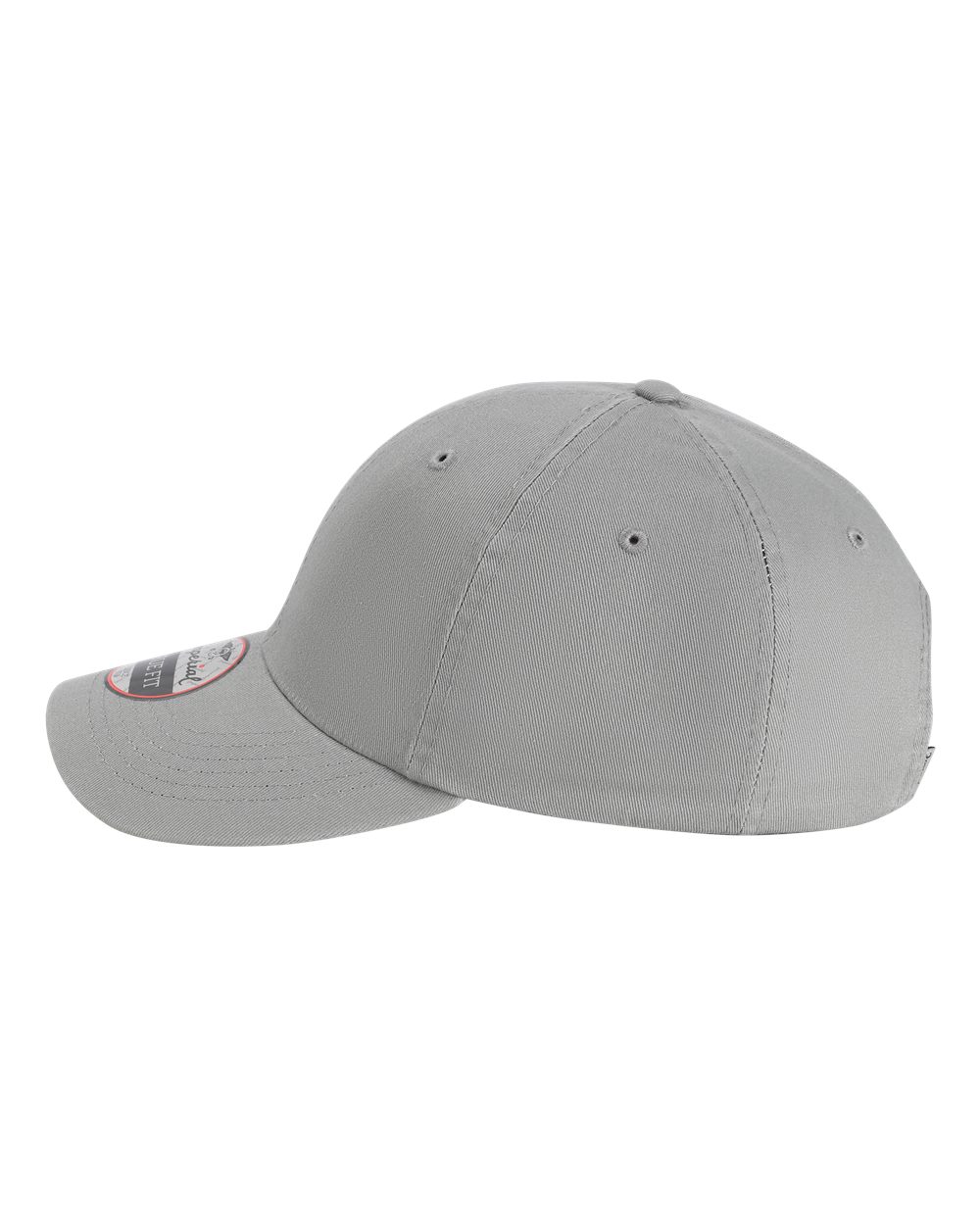 Left View of Light Grey The Original Buckle Dad Hat - X210B