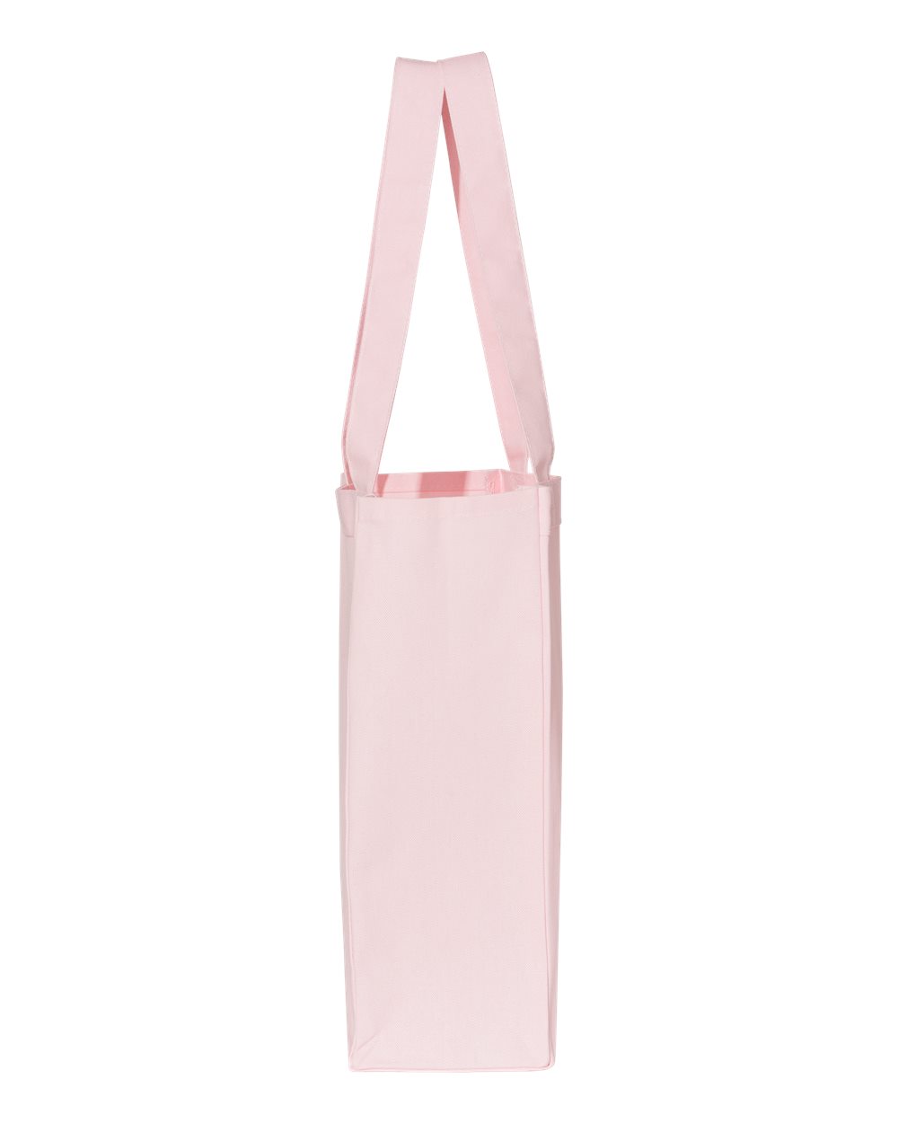 Left View of Light Pink 12L Gussetted Shopping Bag - Q1000