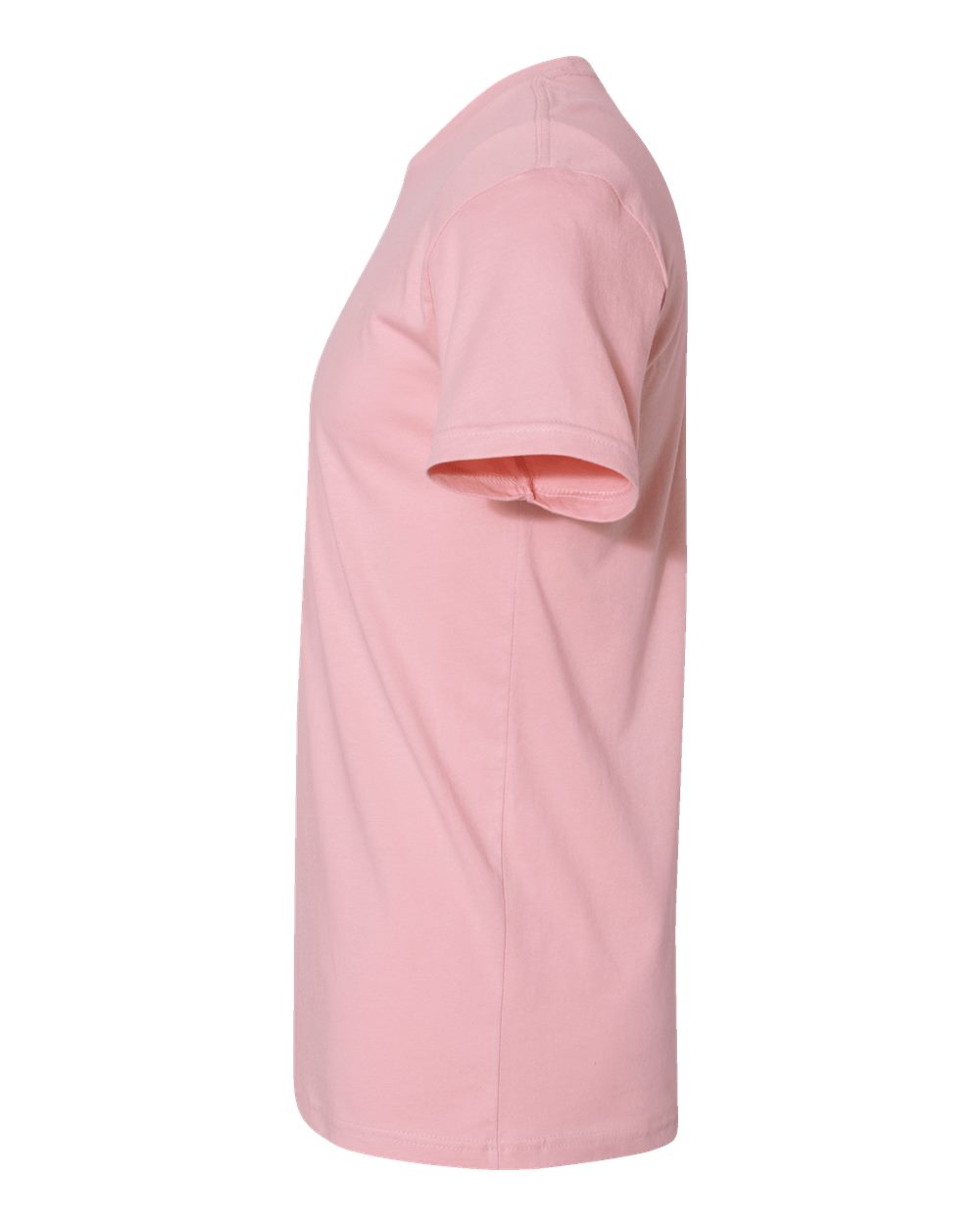 Left View of Light Pink Cotton T-Shirt - 3600