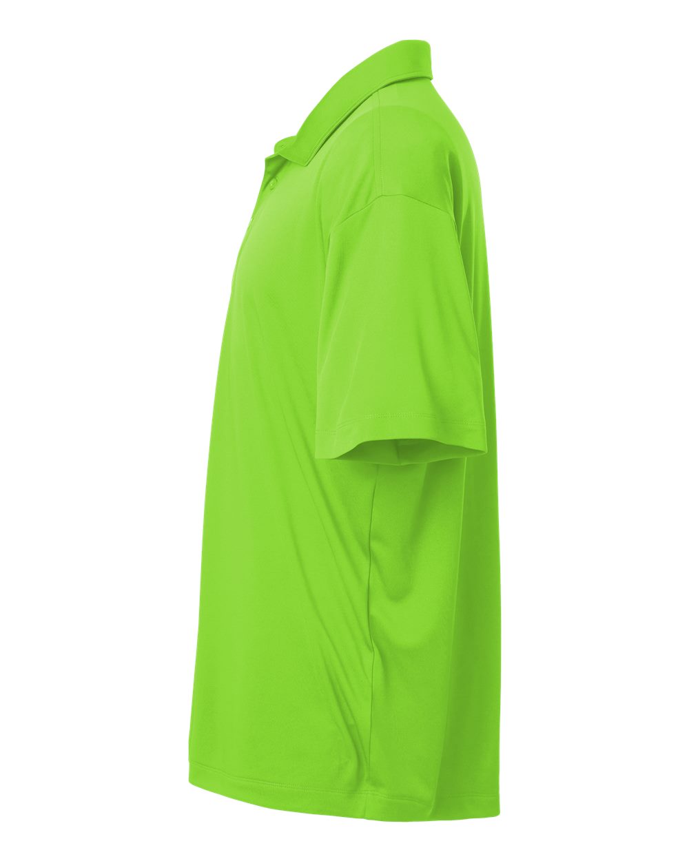 Left View of Lime Pro-Lock Performance Polo - 41800