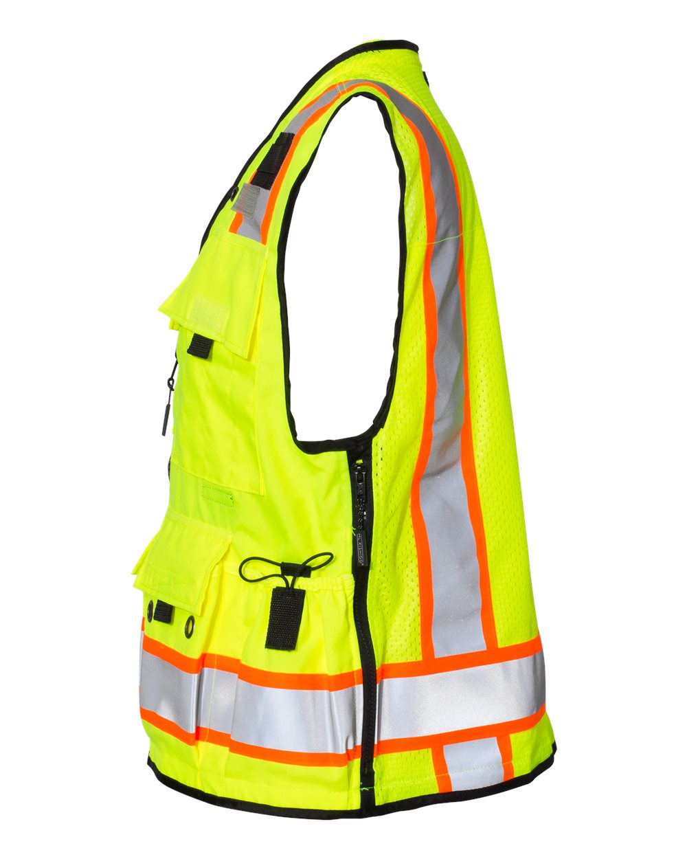 Left View of Lime Professional Surveyors Vest - S5000-5001