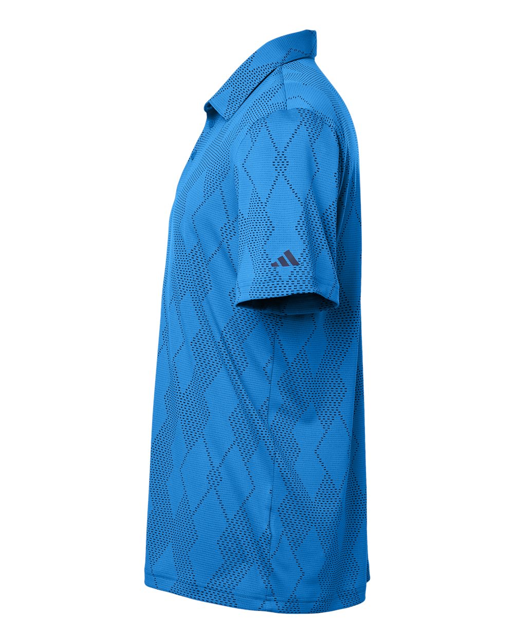 Left View of Lucid Ray Blue Ultimate Textured Polo - A2008
