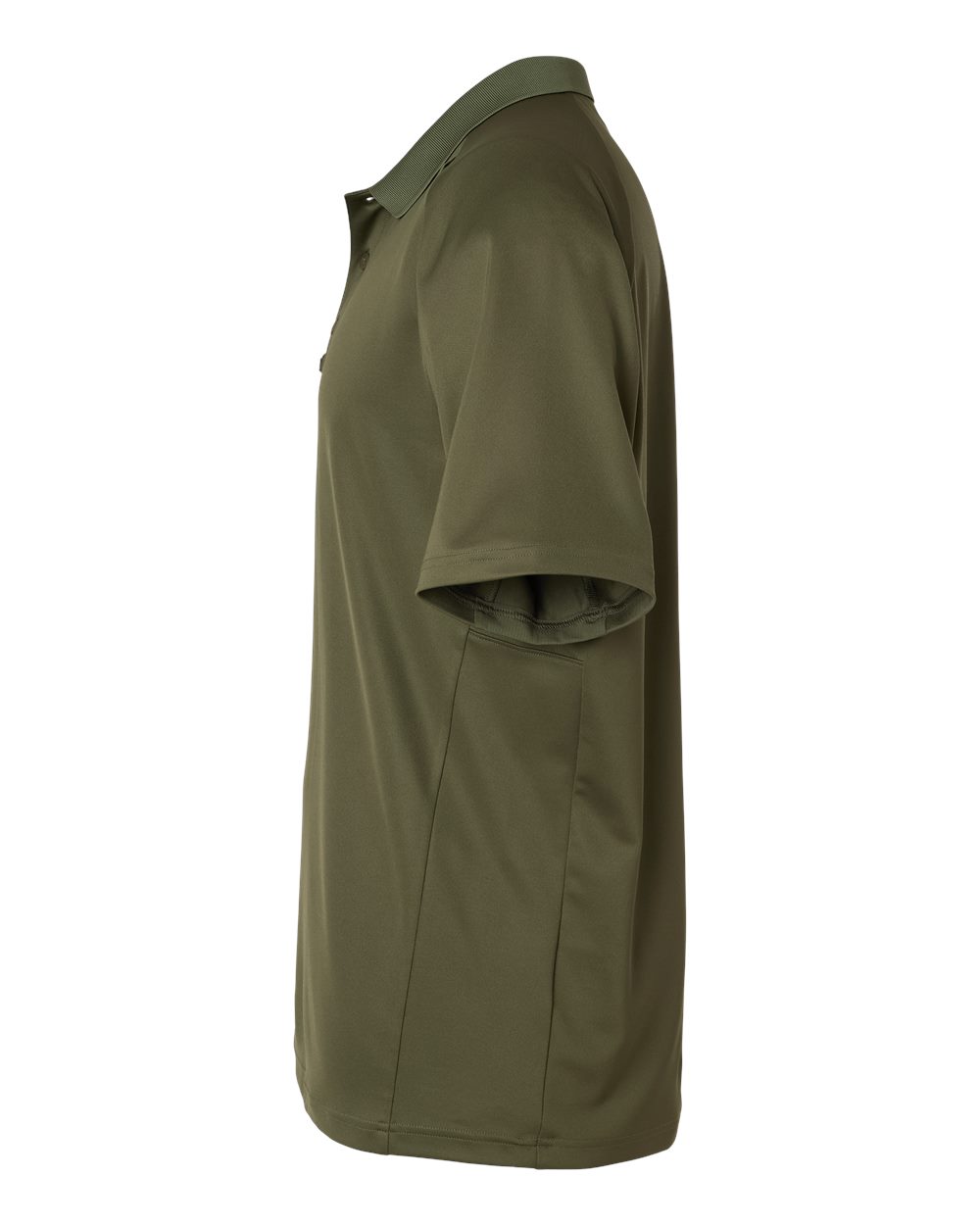 Left View of Marine OD Green Men's Tactical Performance Polo - 6004146