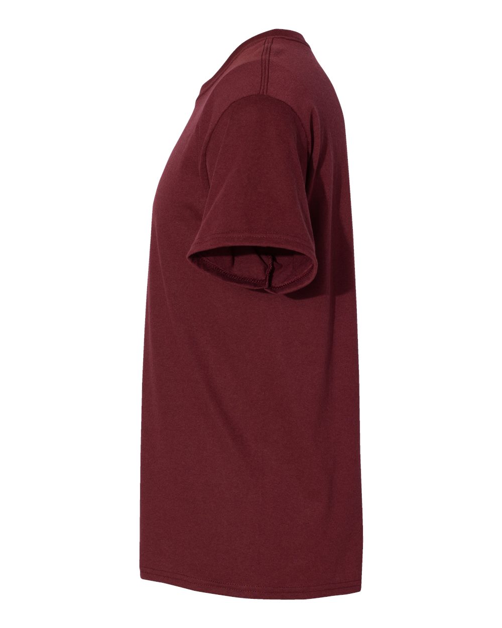 Left View of Maroon Ecosmart™ T-Shirt - 5170